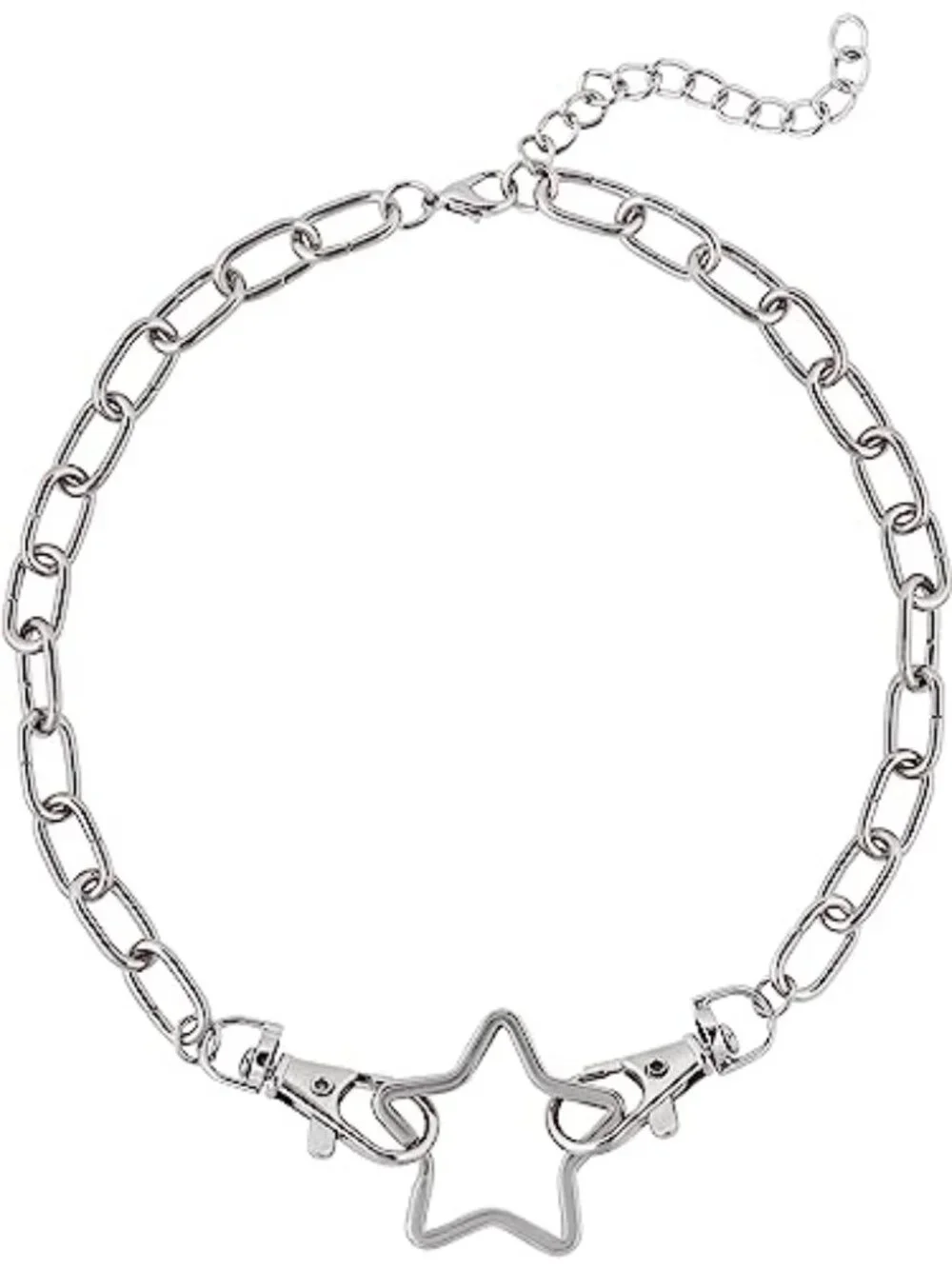 Grunge‎ Y2k Aesthetic Star Necklace, Star Y2k Grunge Necklaces